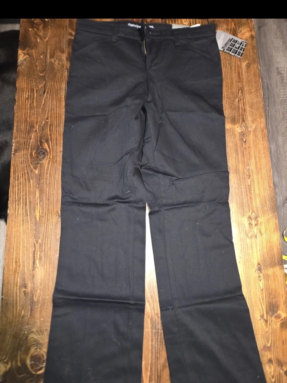 Dickies Black Straight-Leg Work Pants